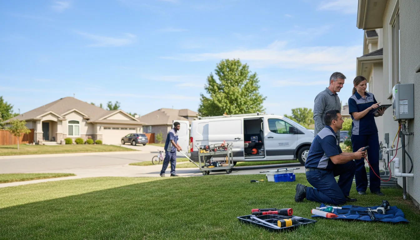 Tankless water heater service in Hanna, OK